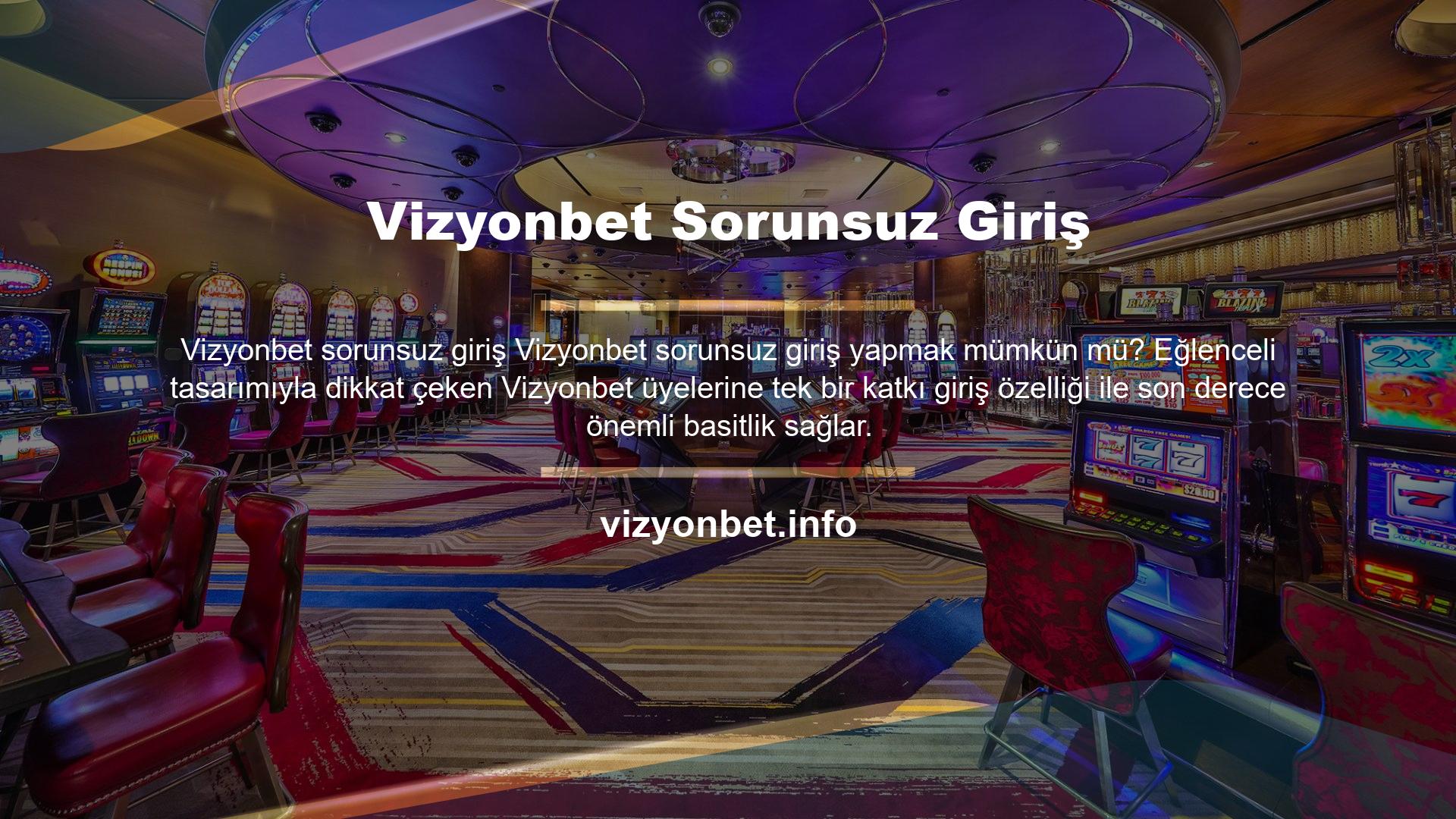 Ayrıca Vizyonbet özel giriş adresinde, kendini her gün genişleyerek ve belirleyerek büyüyen daha bahis alternatifi de var